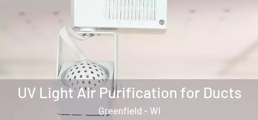  UV Light Air Purification for Ducts Greenfield - WI